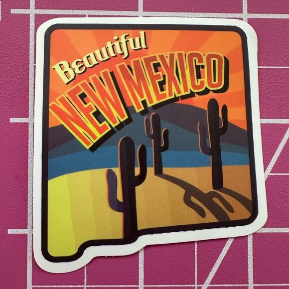 💜13/$13 +Bundle Sticker Sale | Travel New Mexico Waterproof Sticker - Picture 1 of 5